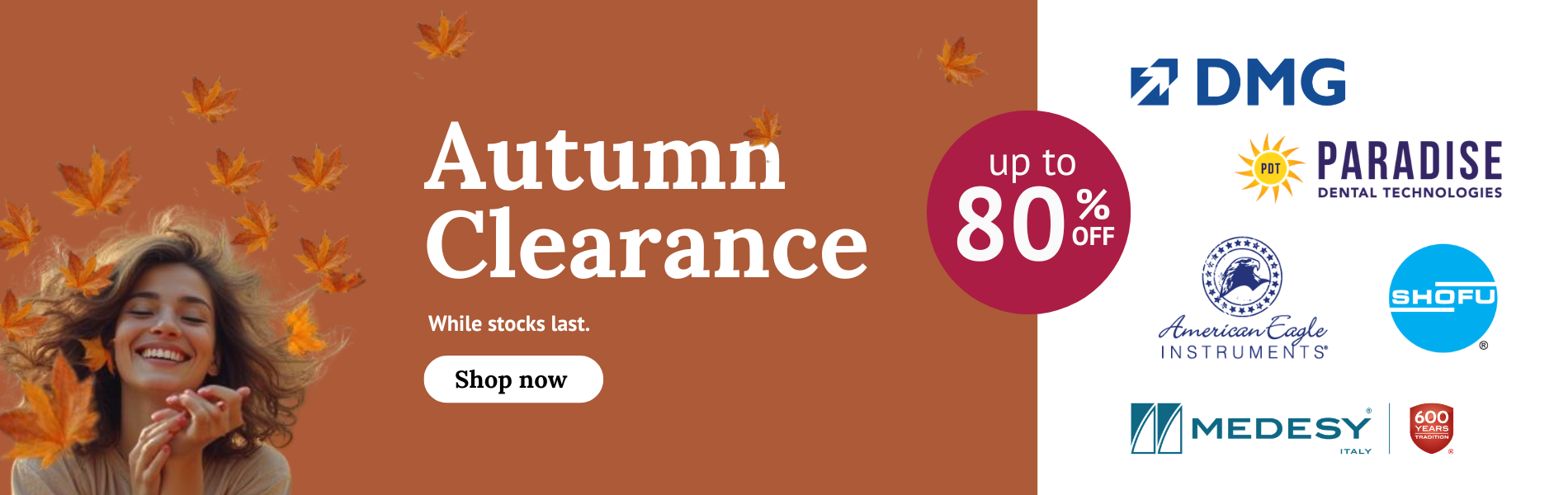Autumn Clearance 2026 with brands